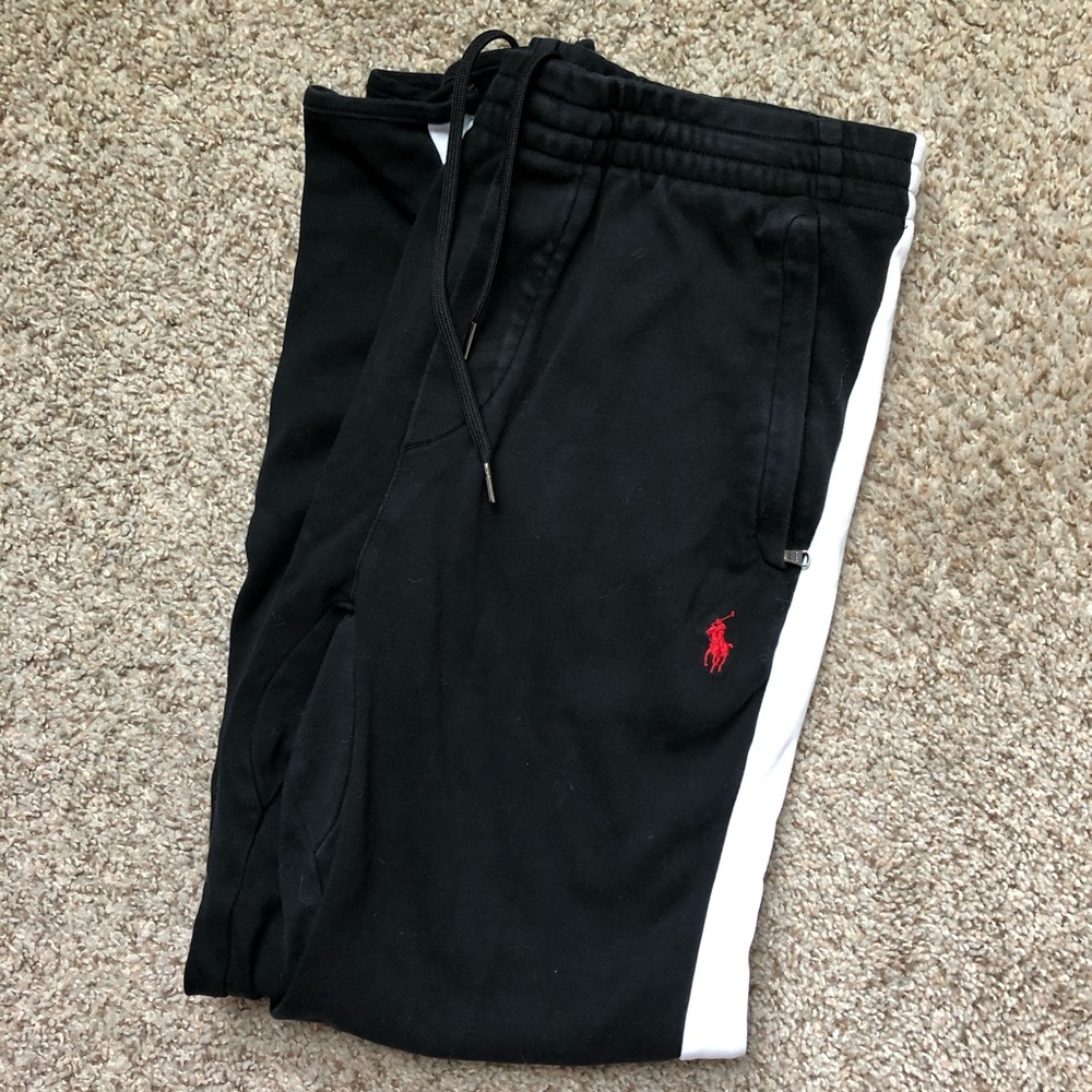 Black Polo Men’s Sweatpants
